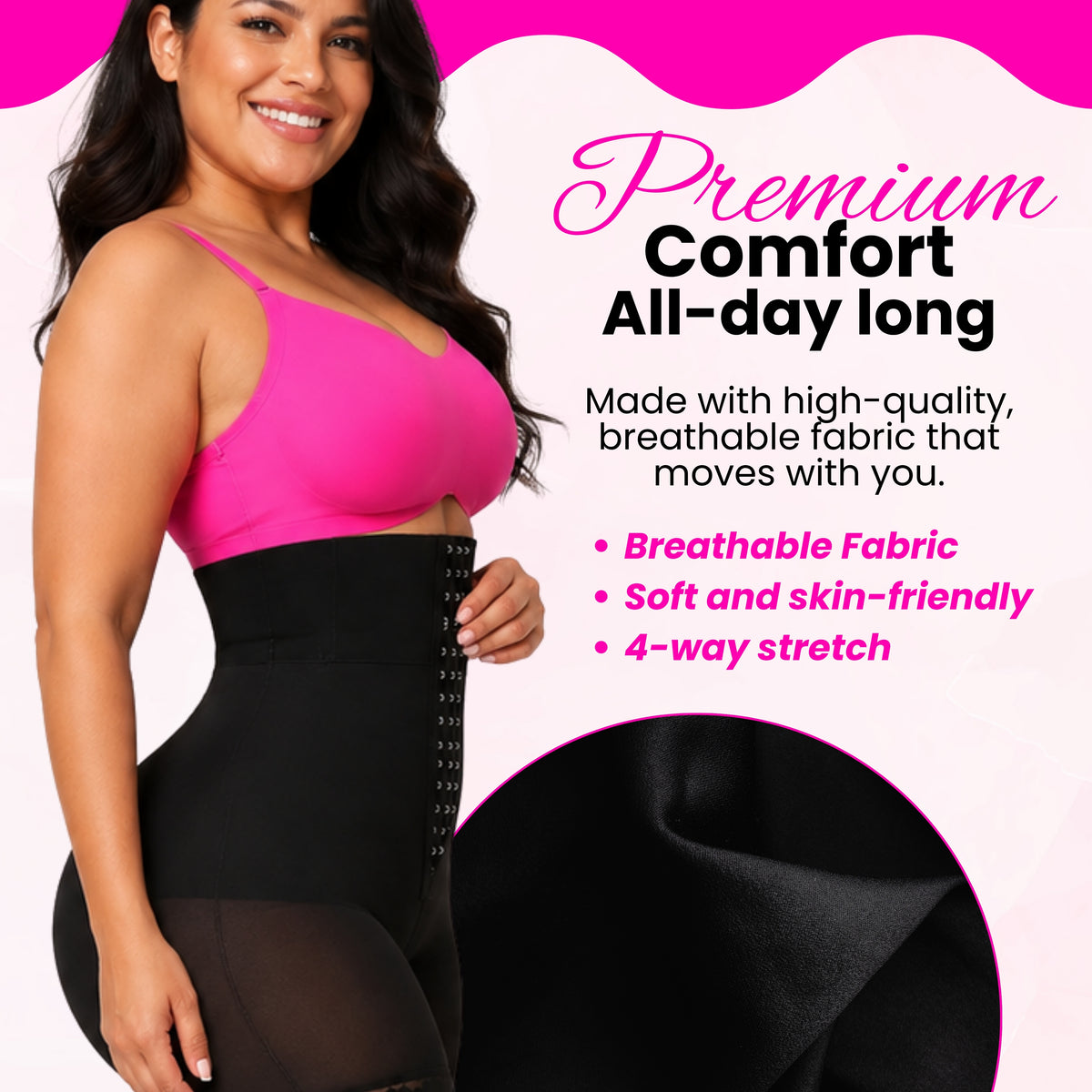 3-bonesTriple-breastedHigh-waistedElasticBodyButtLifter