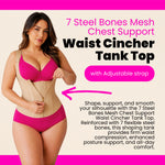 Women's Waist Trainer Corset Shapewear | Zipper & Adjustable Straps