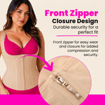 Women's Waist Trainer Corset Shapewear | Zipper & Adjustable Straps