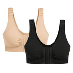 Women's Post Surgery Compression Bra | Women's Front Closure Bra with Adjustable Straps