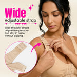 Women's Post Surgery Compression Bra | Women's Front Closure Bra with Adjustable Straps