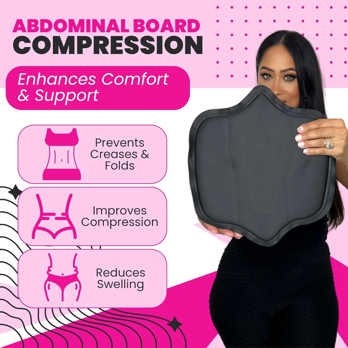 BBL Pillow + Compression Kit | 6-Piece Recovery Bundle with Boards & Lipo Foam 