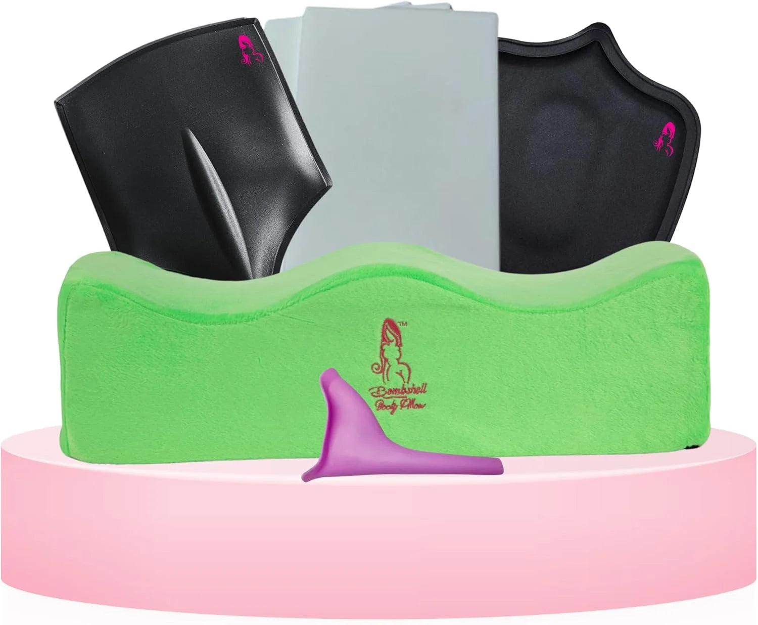 BBL Pillow + Compression Kit 7 Piece BBL Recovery Pillow  Bundle with Boards & Lipo Foam how to sit after bbl without ruining results 