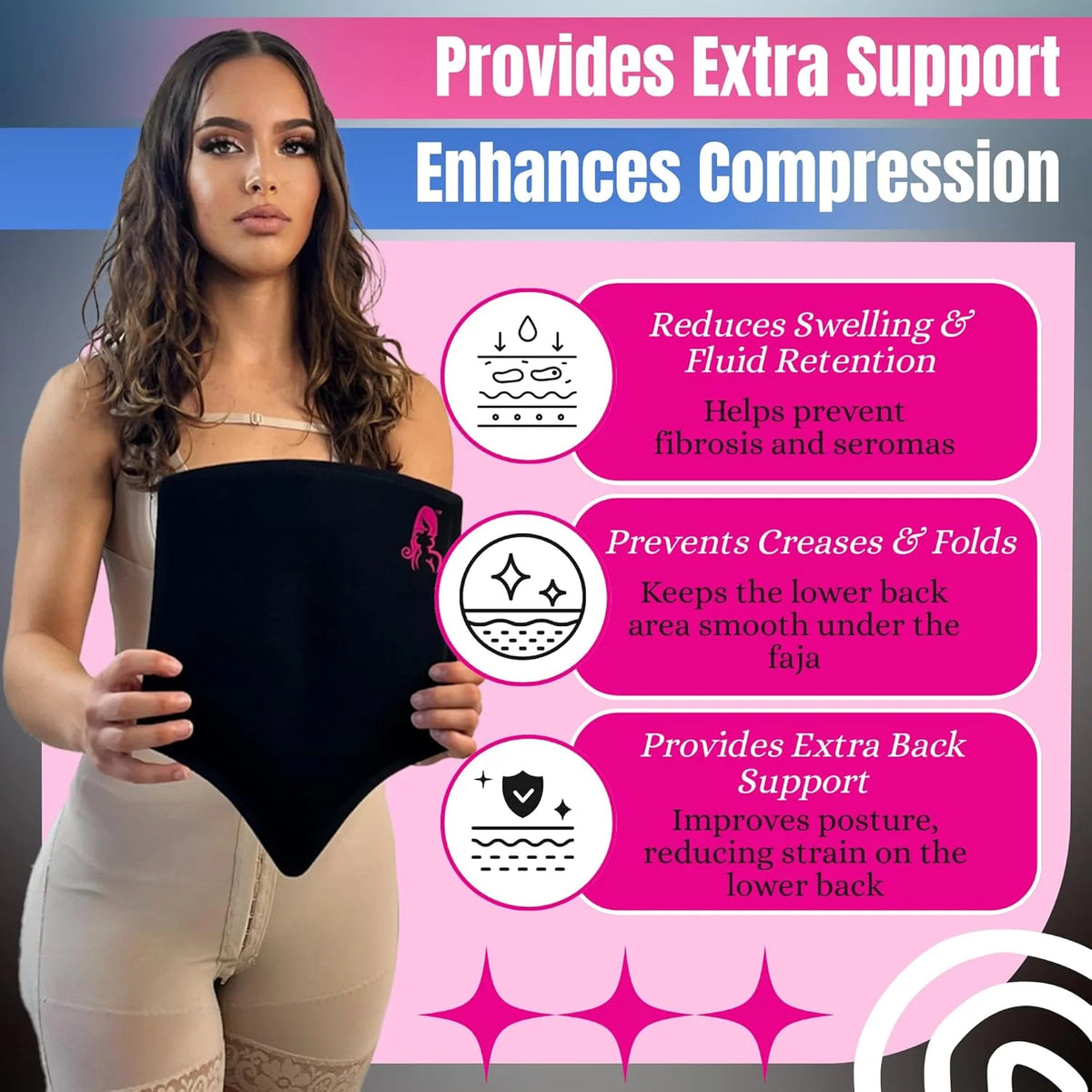 BBL pillow for car 7-Piece BBL Pillow Recovery Bundle with ab Boards backboard & Lipo Foam female pee device tabla para drenaje linfático 