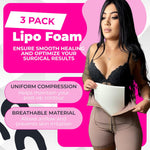 BBL pillow kit with brazilian buttock lift pillow, lipo foam, and abdominal board 7 Piece Recovery Bundle with Boards & Lipo Foam 