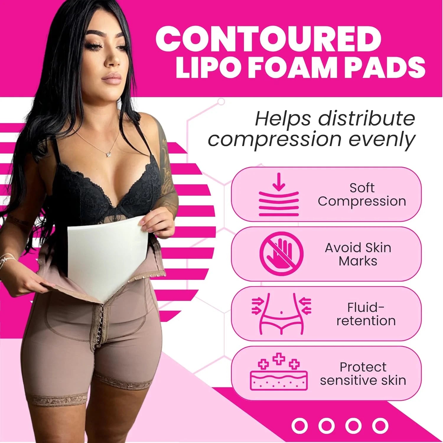 BBL Pillow + Compression Kit  7 Piece Recovery Bundle with Boards & Lipo Foam how long do you need a bbl pillow 
