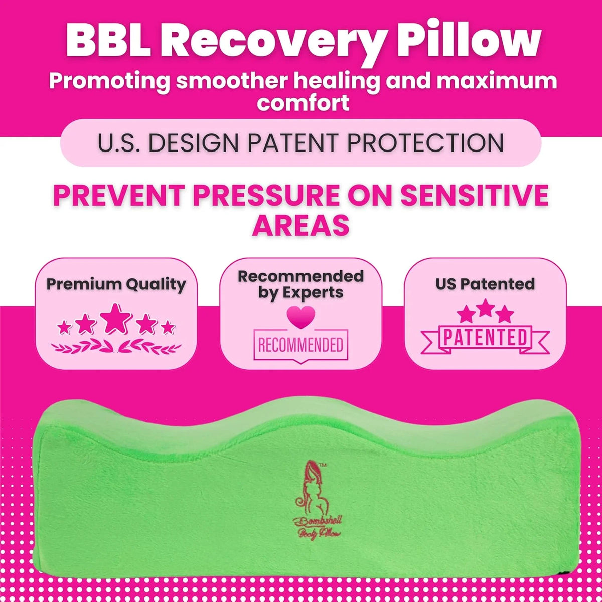 BBL Pillow + Compression Kit | 6-Piece Recovery Bundle with Boards & Lipo Foam 