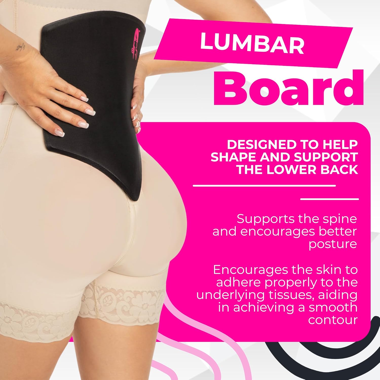 BBL recovery kit with brazilian butt lift pillow for post-surgery sittingt 7-Piece Recovery Bundle with compression abdominal Boards & lumbar board 3 pack Lipo foam for liposuction 