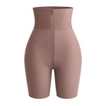 High-Waist Tummy Control Shapewear Shorts | Seamless Zip Up Body Shaper