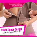 High-Waist Tummy Control Shapewear Shorts | Seamless Zip Up Body Shaper