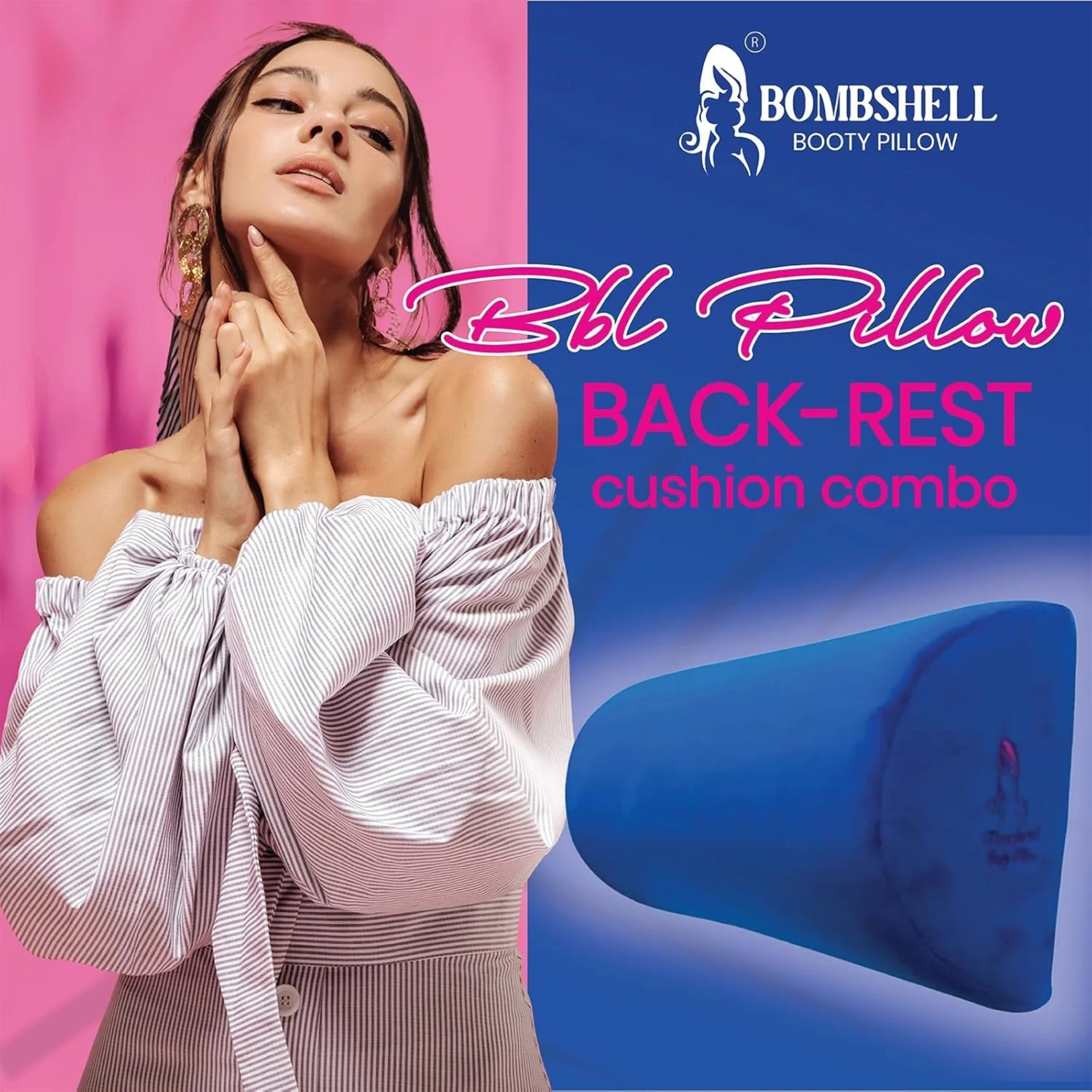 Lumbar Support Pillow for Office Chair, Detachable Back Support for Office Chair Lumbar Pillow, Breathable Lower Back Support Pillow 