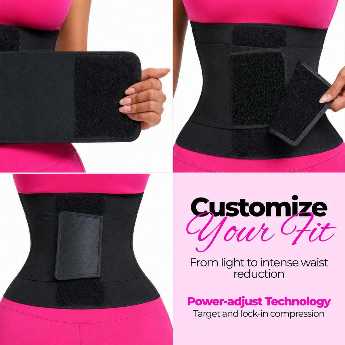 Women's Sauna Waist Trainer Corset | Sweat Belt with Back Support