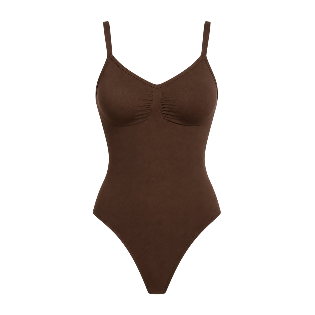 Women's Seamless V-Neck Bodysuit Shapewear | Tummy Control Sleeveless