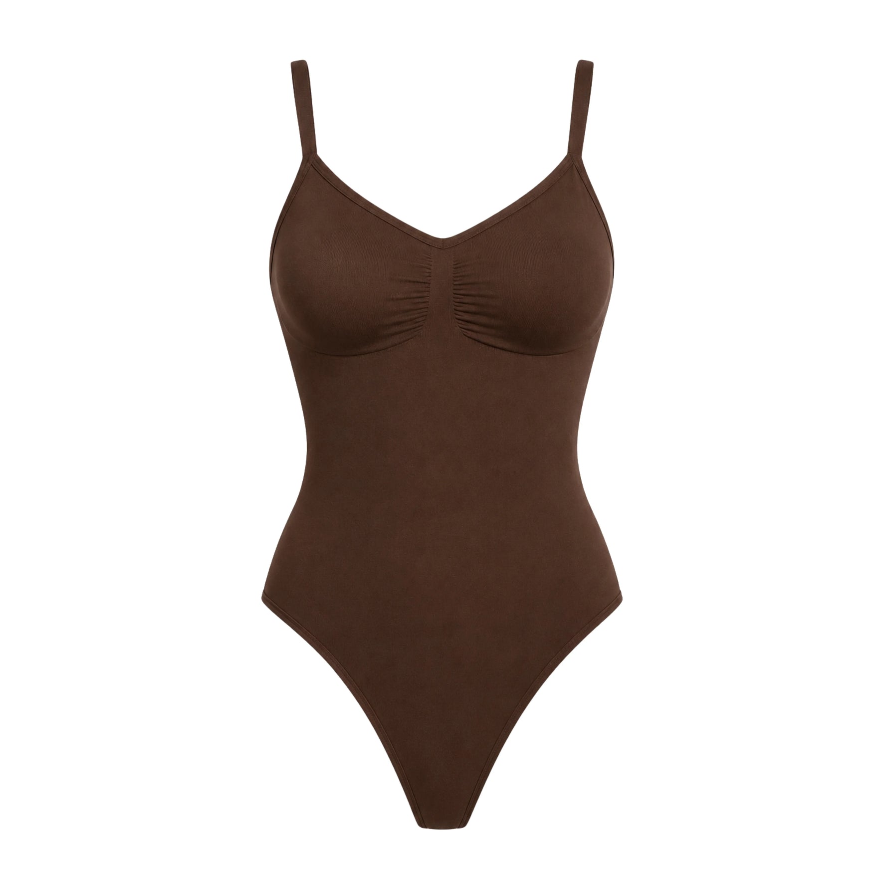 Women's Seamless V-Neck Bodysuit Shapewear | Tummy Control Sleeveless