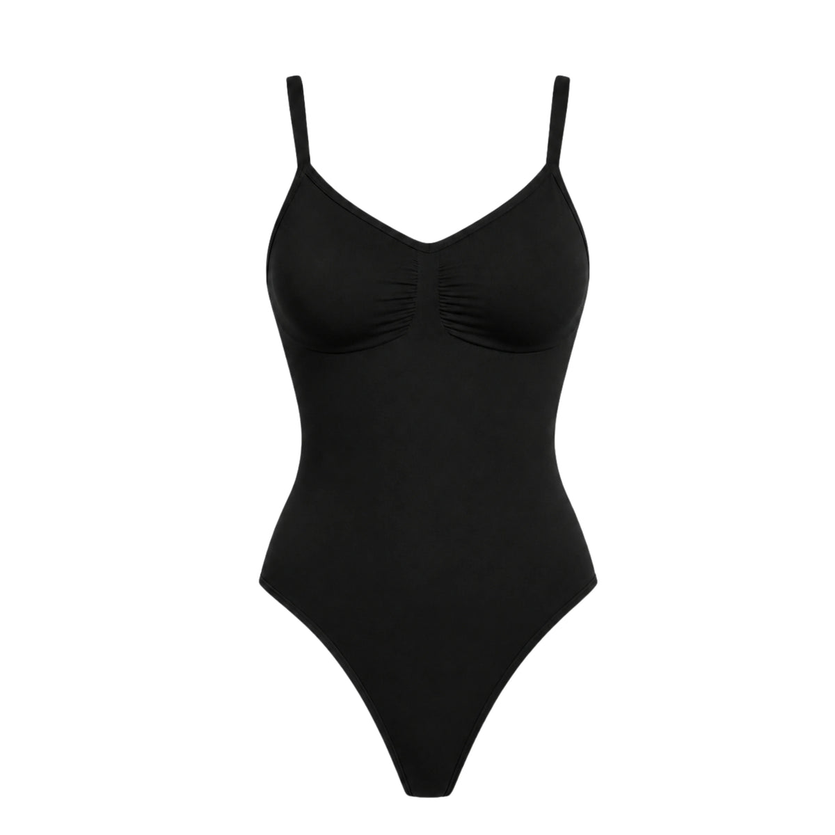 Women's Seamless V-Neck Bodysuit Shapewear | Tummy Control Sleeveless