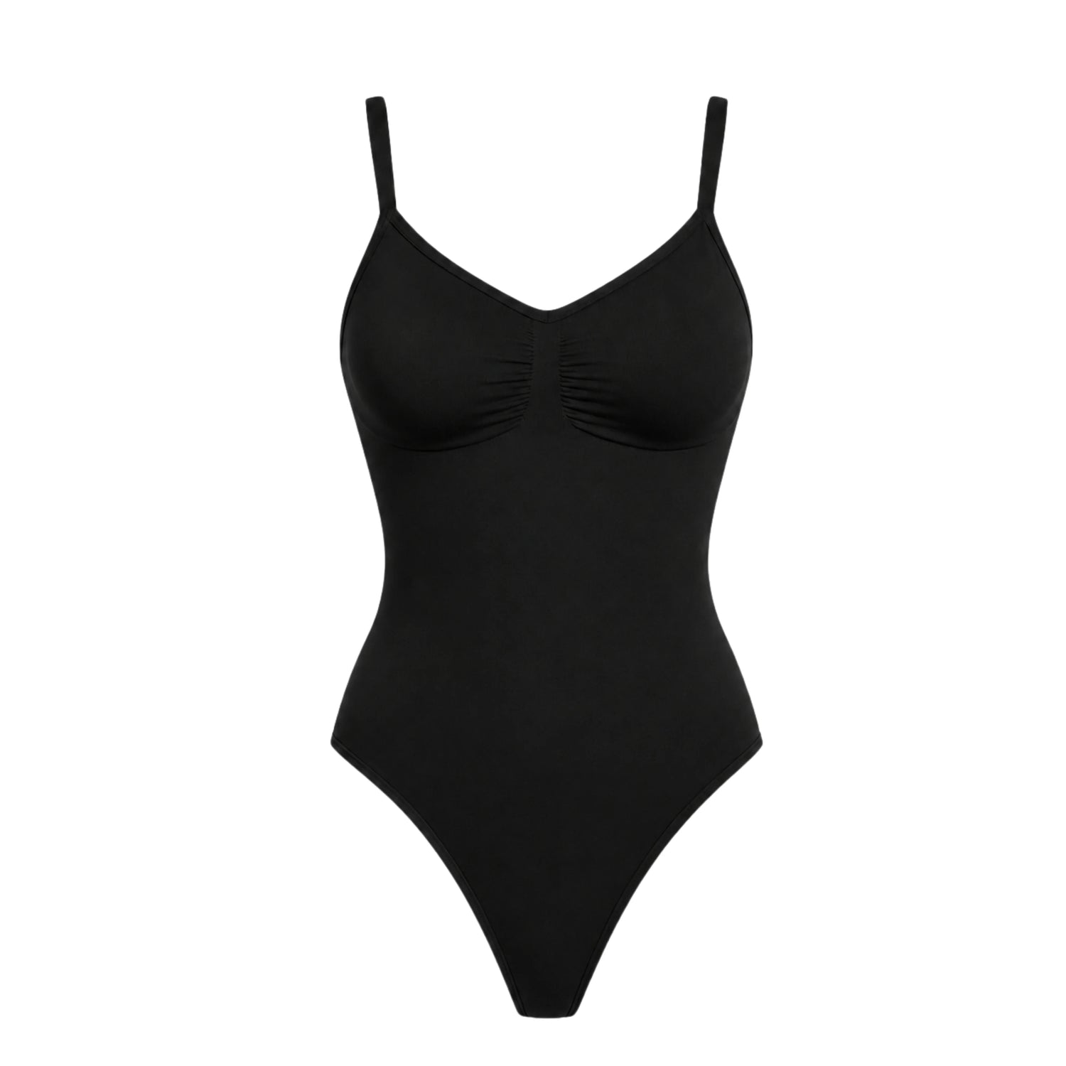Women's Seamless V-Neck Bodysuit Shapewear | Tummy Control Sleeveless