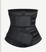 Black waist trainer Sweat Belt