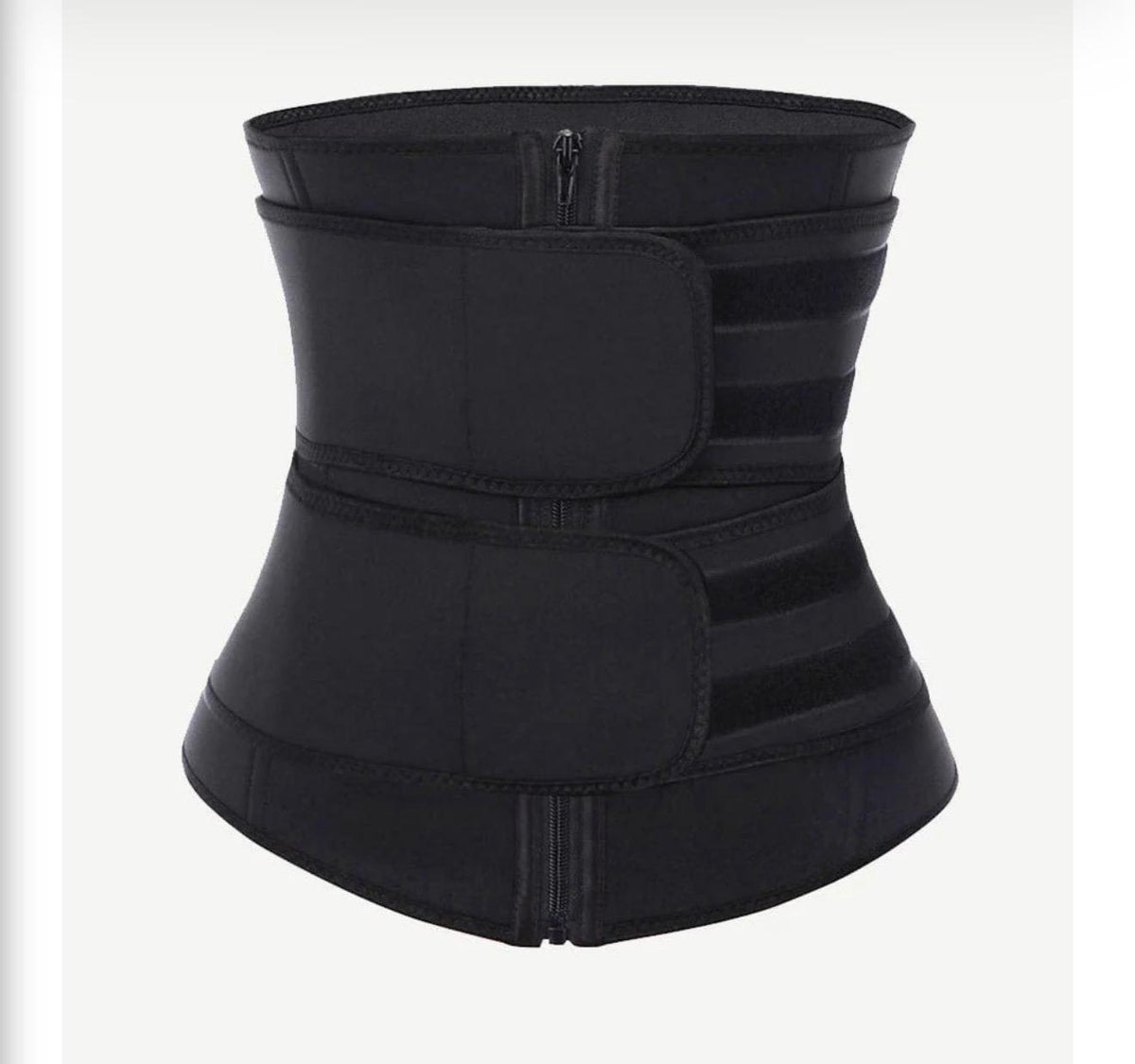 Black waist trainer Sweat Belt