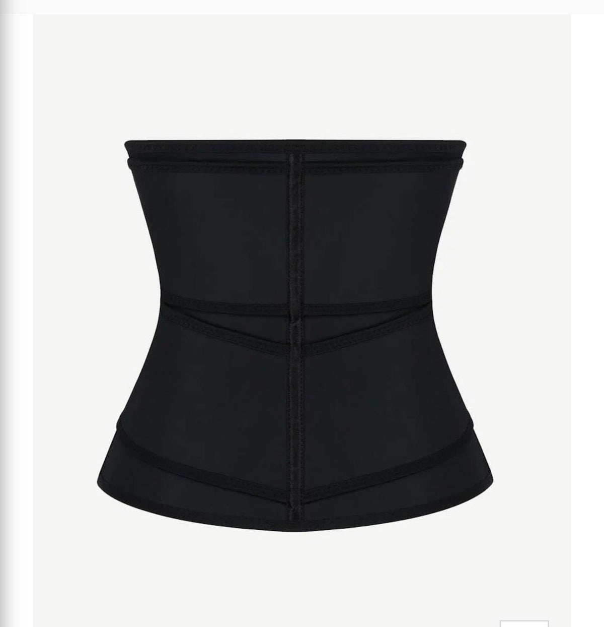 Black waist trainer Sweat Belt