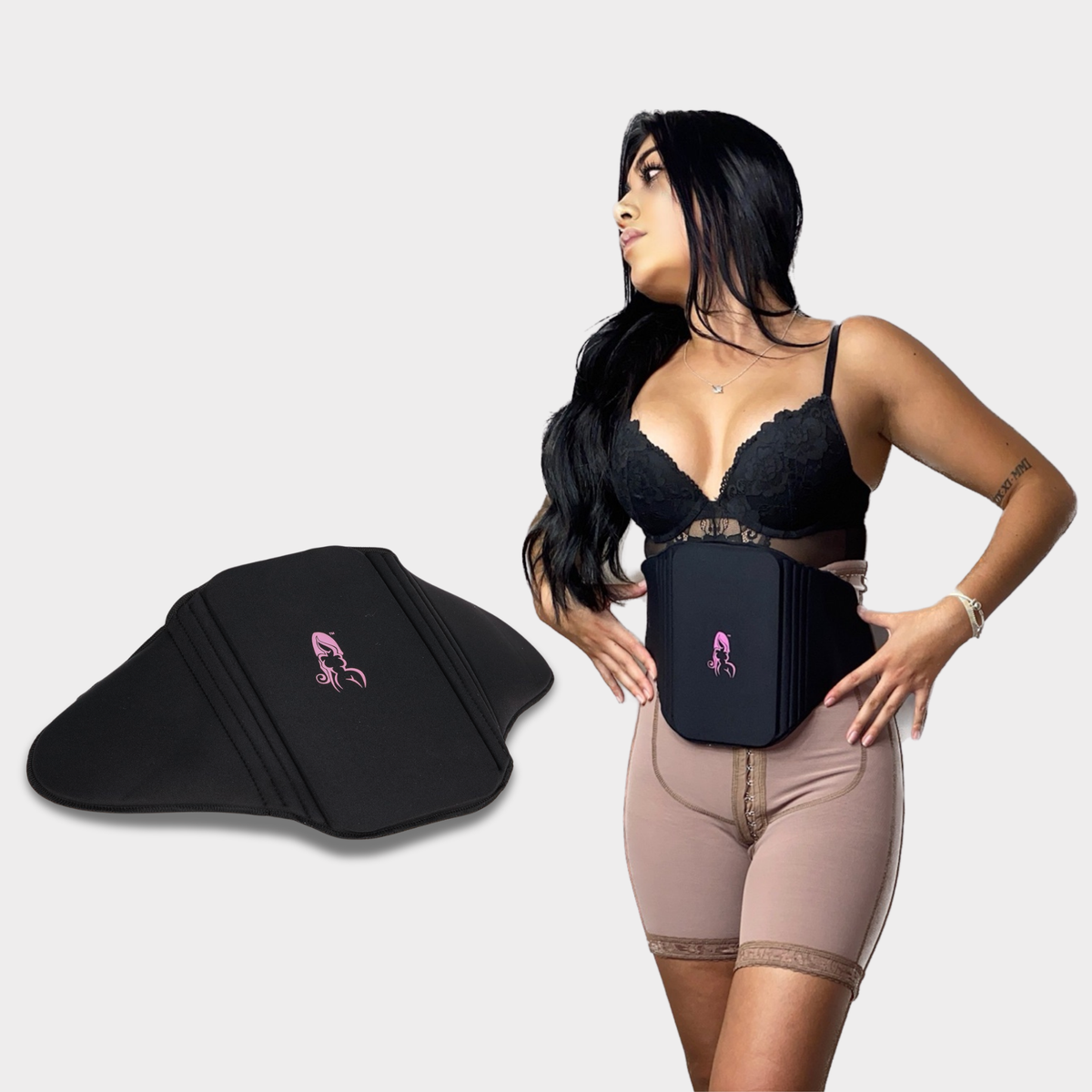 Ab Board Post-Surgery Recovery Kit – Abdominal Compression Board for Lipo and Tummy Tuck Healing