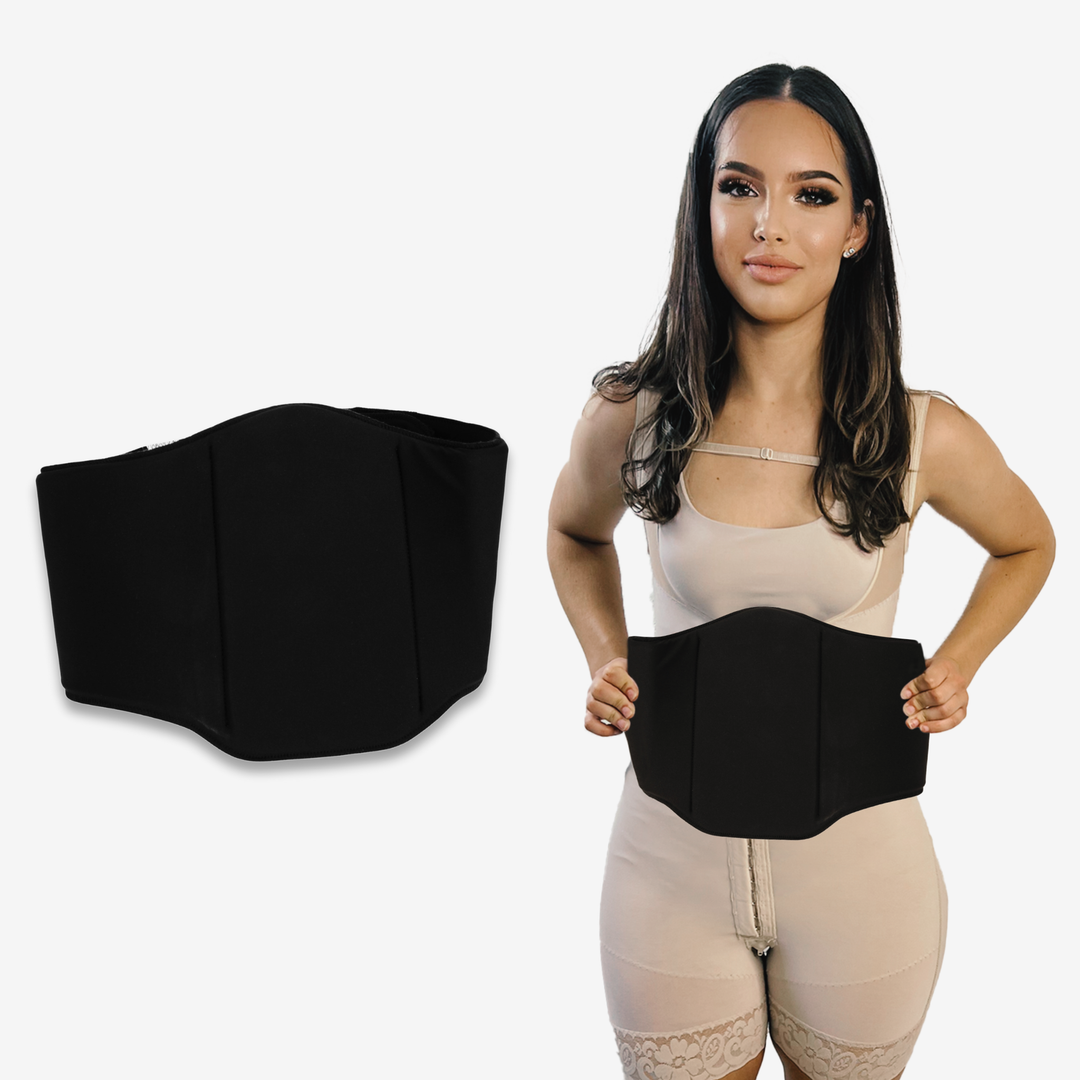 Abdominal 360 Ab Board Post Surgery – Lipo Foam Wrap and Compression Board Kit for Liposuction Recovery