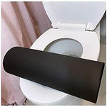 BBL Toilet Seat Riser Black Angled View – High-Density Foam D-Shaped Post-Surgery Toilet Cushion 