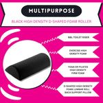 BBL Toilet Seat Riser Black Side Profile – 3-Inch High-Density Foam Post-Surgery Recovery Cushion 