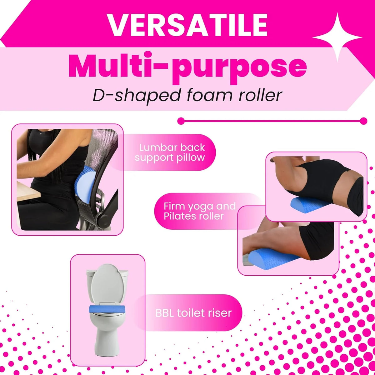 BBL Toilet Seat Riser Blue In Use – D-Shaped Post-Surgery Toilet Cushion for BBL Recovery 