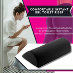 BBL Toilet Seat Riser Dimensions – 15x5x4 Inches 3.98 Ounces High-Density Foam Post-Surgery Black 