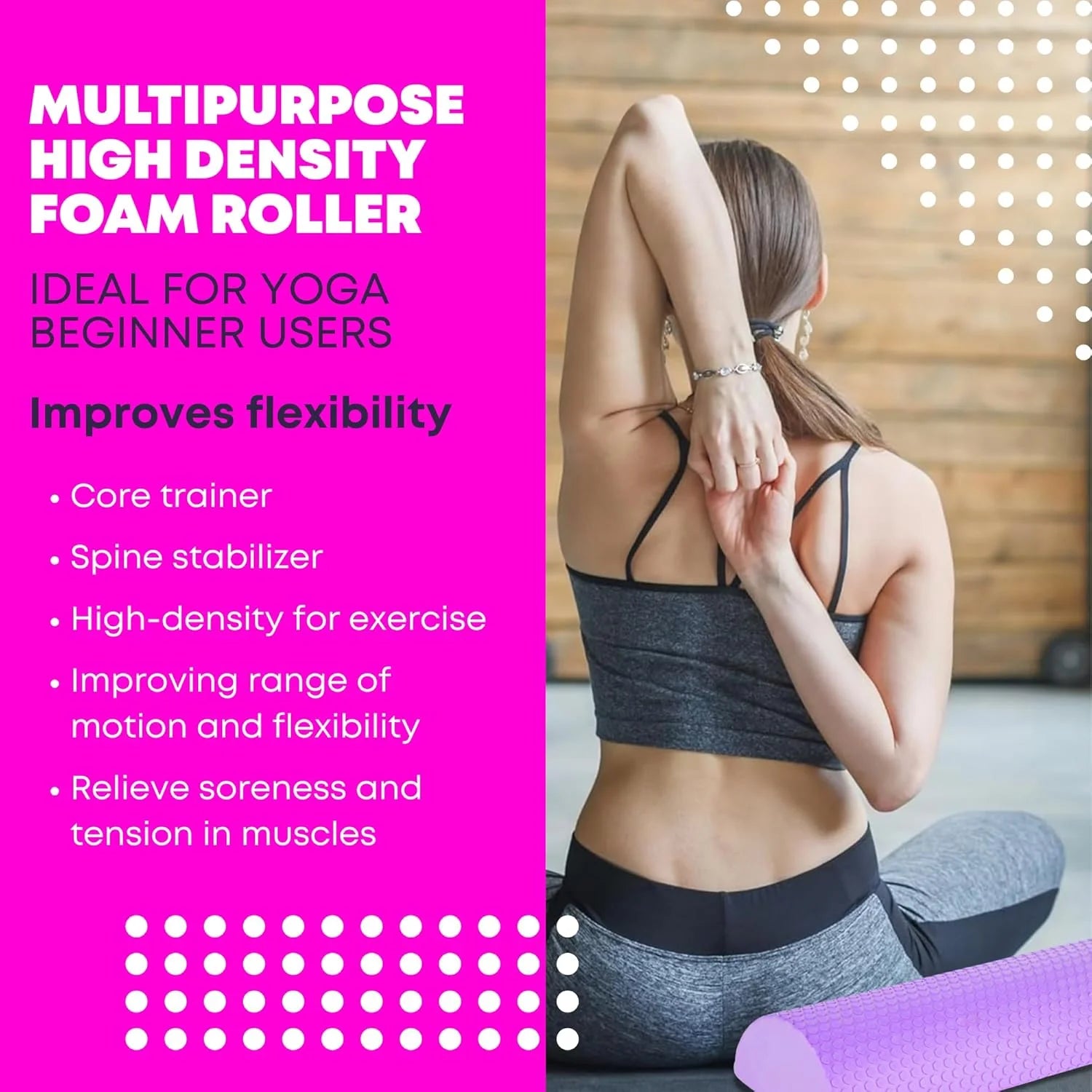 BBL Toilet Seat Riser Purple Dimensions – 15x5x4 Inches High-Density Foam Post-Surgery Recovery Cushion 