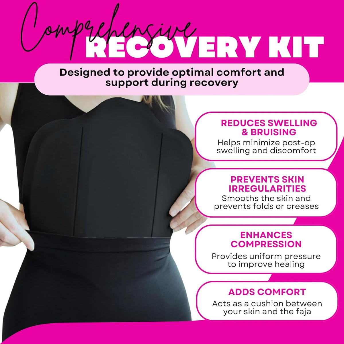  Lipo Foam Ab Board Benefits – Reduces Swelling, Enhances Compression, Prevents Skin Irregularities After Surgery 