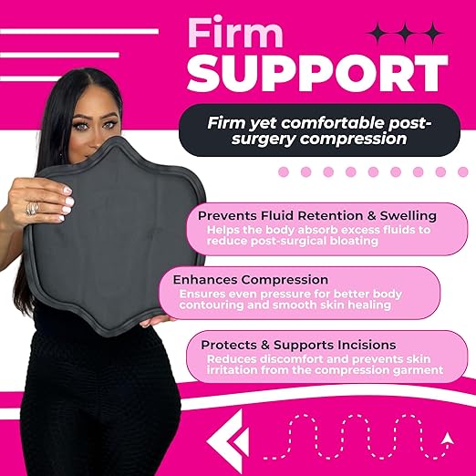 Lipo Foam Ab Board Firm Support – Prevents Fluid Retention Enhances Compression Protects Incisions Post-Surgery	lipo