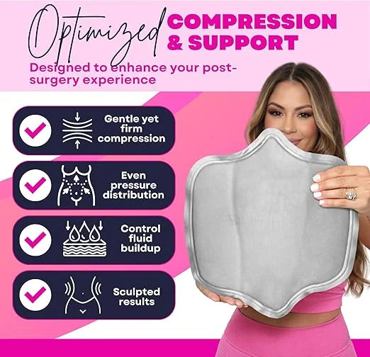 Lipo Foam Abdominal Board – Gentle Firm Compression, Controls Fluid Buildup, Sculpted Results After Surgery 