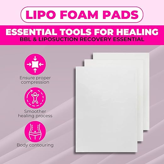 Lipo Foam Pads Essential Tools for Healing – Proper Compression, Smoother Healing, Body Contouring After BBL