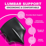 Lumbar Backboard Benefits – Ergonomic Lumbar Support Enhances Compression Shapes Defines Better Healing Post Surgery 