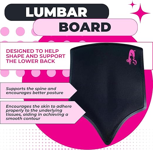 Lumbar Board Molder Post-Surgery – Shapes Supports Lower Back Spinal Alignment Smooth Contour Under Faja