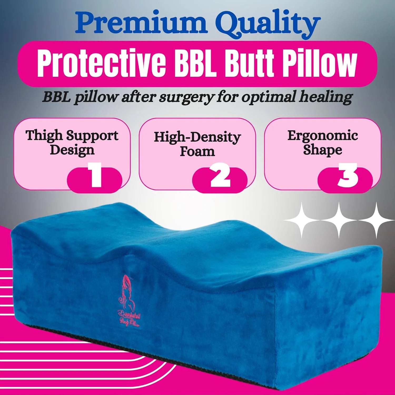 thigh support pillow BBL Kit 7-Piece Recovery Bundle with lipo 360 ab board & Lipo Foam female stand to pee device almohada bbl 