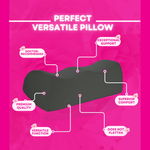 XXL Black BBL Sitting Cushion – Large Ergonomic Foam Pillow for Car Seat, Gaming Chair and Office Chair 