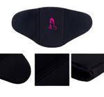 Abdominal Compression Board Detail – Bombshell Logo, Soft Neoprene Fabric for Post-Lipo Tummy Tuck Healing