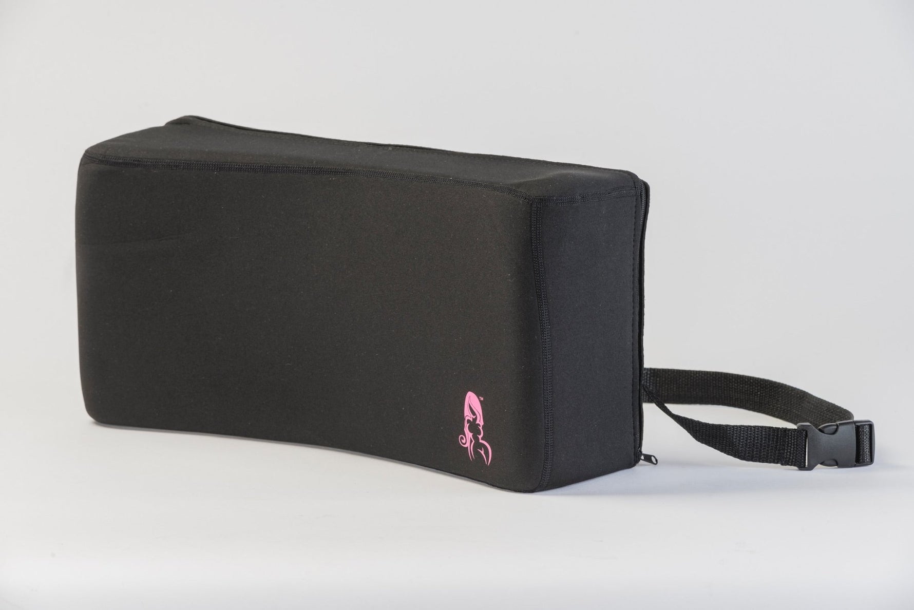 Black Lumbar Backrest Cushion for BBL Recovery – Ergonomic Back Support Pillow by Bombshell Booty Pillow