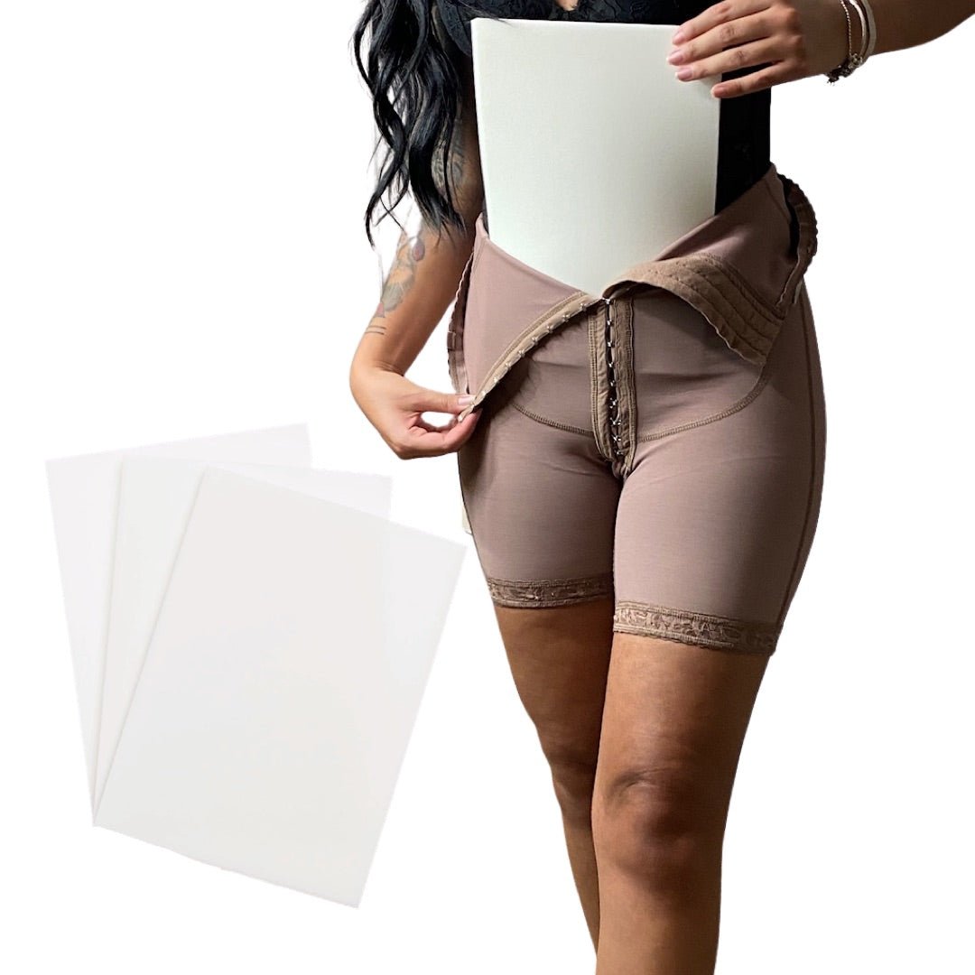 Breathable Lipo Foam Pads 3-Pack – Post-Surgery Compression Foam for Liposuction Recovery – Bombshell Booty Pillow
