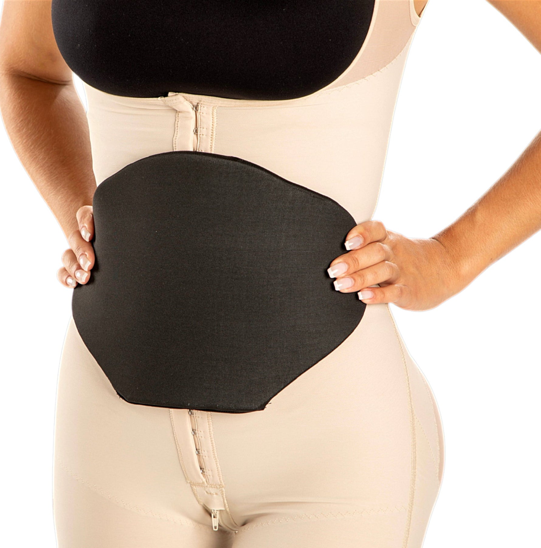Butterfly Abdominal Board – Black Post-Lipo Compression Board for Tummy Tuck Recovery – Bombshell Booty Pillow