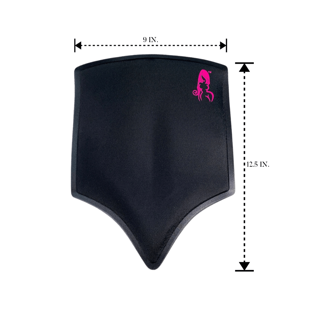 Lipo Lumbar Molder Dimensions – 9 x 12.5 Inch Black Backboard Support by Bombshell Booty Pillow