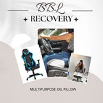 XXL White BBL Sitting Cushion – Ergonomic Foam Pillow for Car, Gaming and Travel After Brazilian Butt Lift 