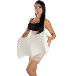 XXL White BBL Pillow on Car Seat – Large Foam Sitting Cushion for Driving After Brazilian Butt Lift Surgery 