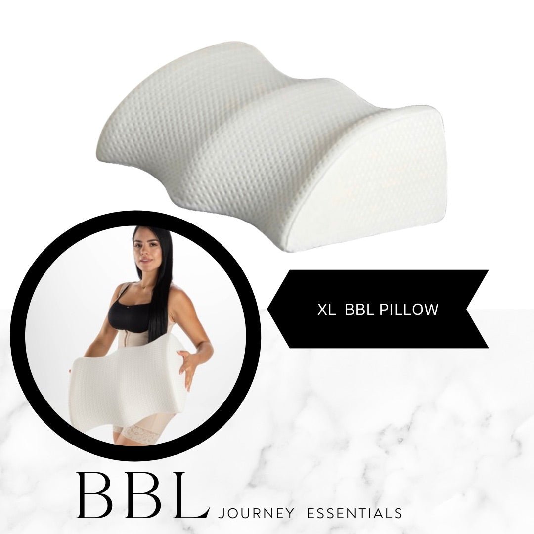 XL BBL Pillow White – Breathable Foam Sitting Cushion for Post-Surgery Recovery by Bombshell Booty Pillow 